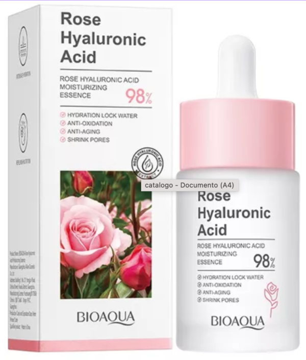Serum Rosas con acido hialuronico